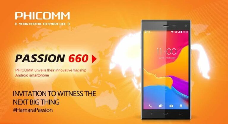 PHICOMM enters India with their flagship smartphone Passion 660 for INR 10,999/-