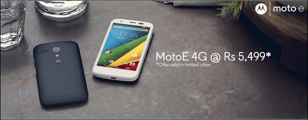 Motorola partners with Airtel for special offers on Moto E (2nd Gen) 4G