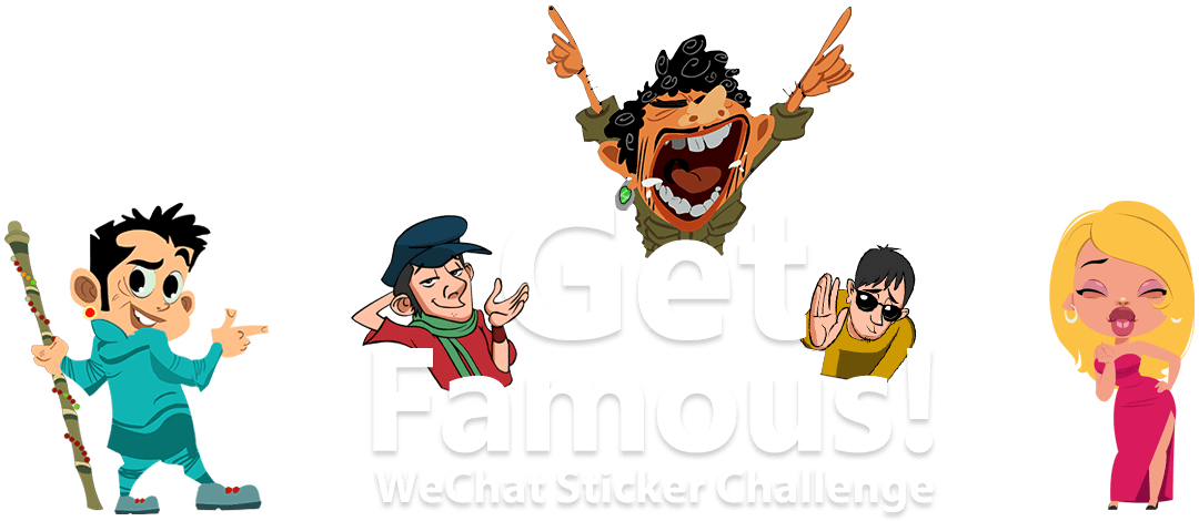 Create the coolest 'Indian Animated Stickers' for WeChat.