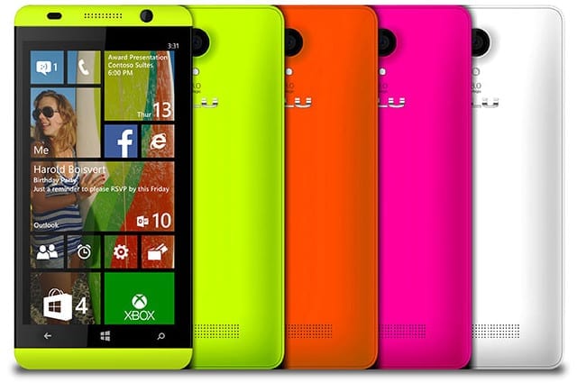 BLU Products Launches Windows based 4G LTE mobile phones in India