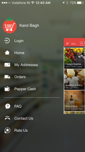 PepperTap App UI