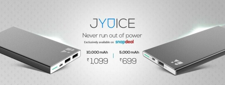 Yu launches JYUICE 5000 mAh & 10000 mAh power banks at Rs 699 onwards