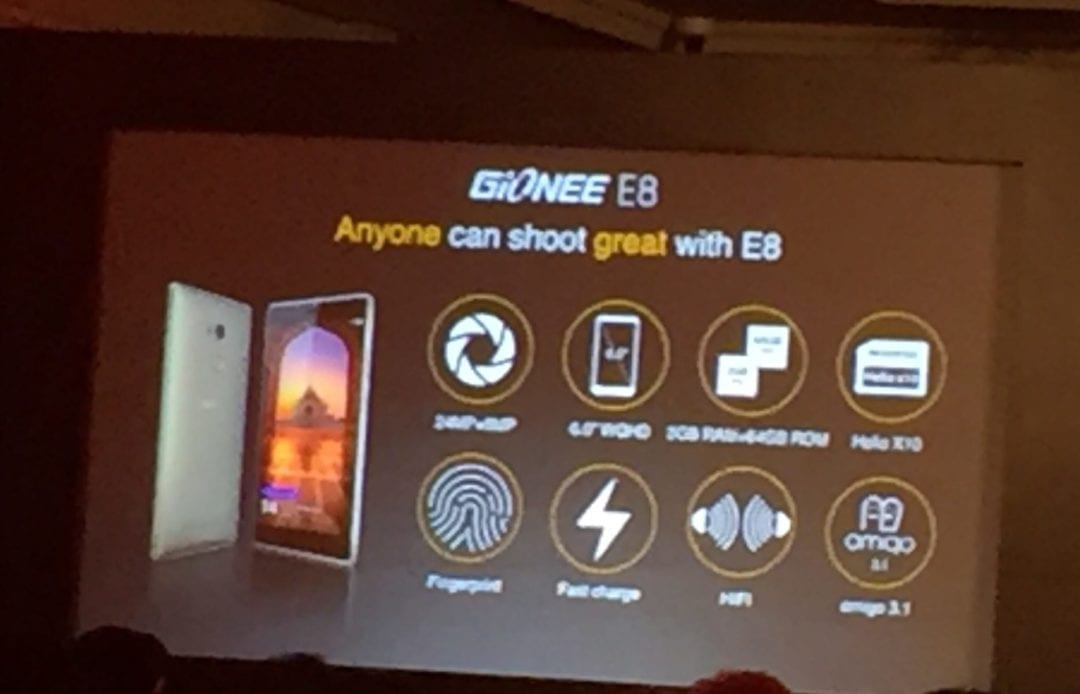 Gionee E8