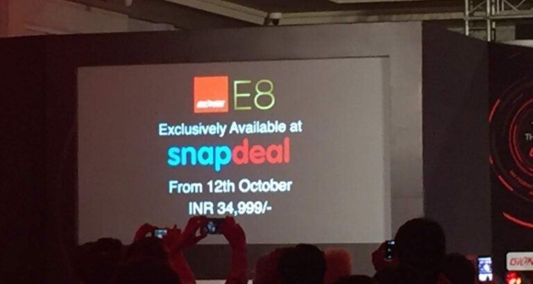 Gionee launches Elife E8 in India for INR 34999 exclusively on Snapdeal