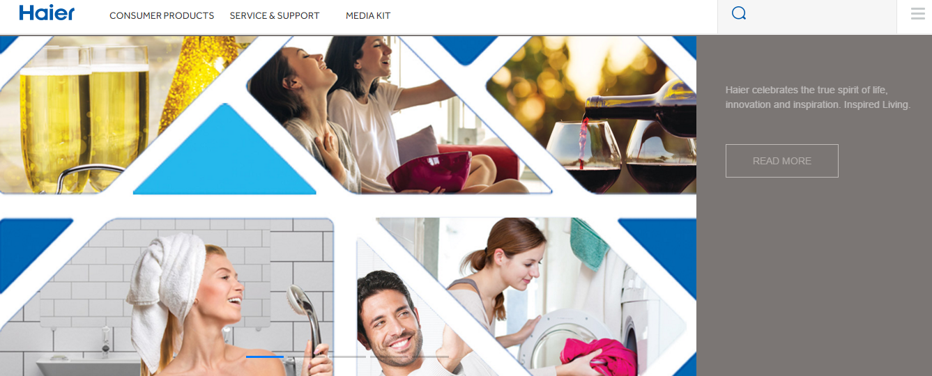 Haier India Website