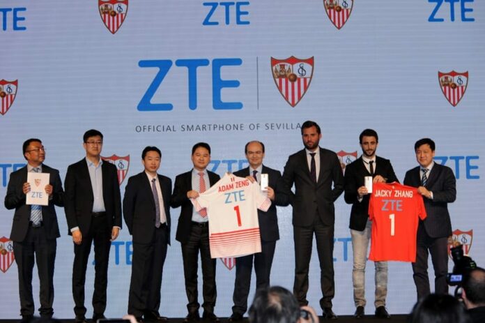 ZTE signs as Official Smartphone of Sevilla FC.
