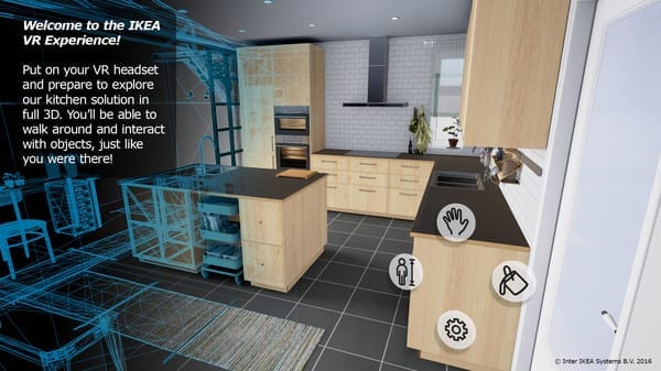 IKEA launches a virtual reality-kitchen IKEA VR for HTC Vive on Steam