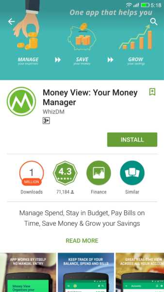 Money View app download