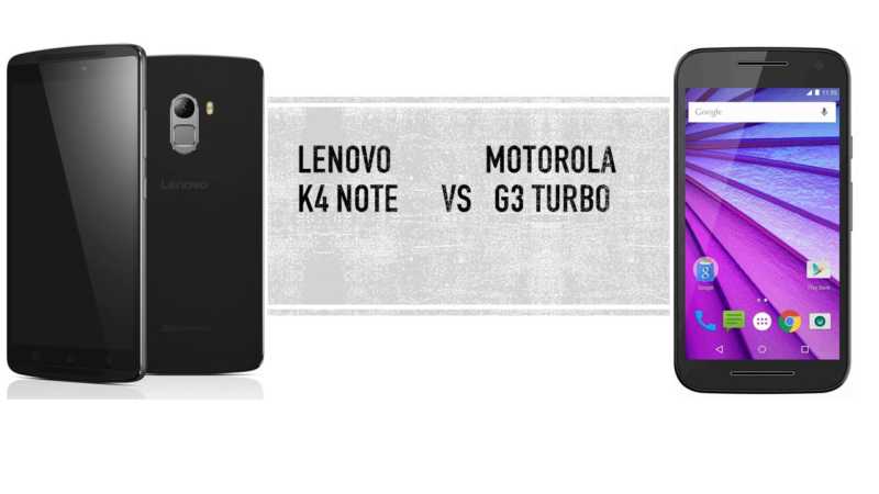 moto g3 vs lenovo K4