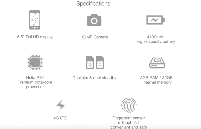 Meizu M3 note specs