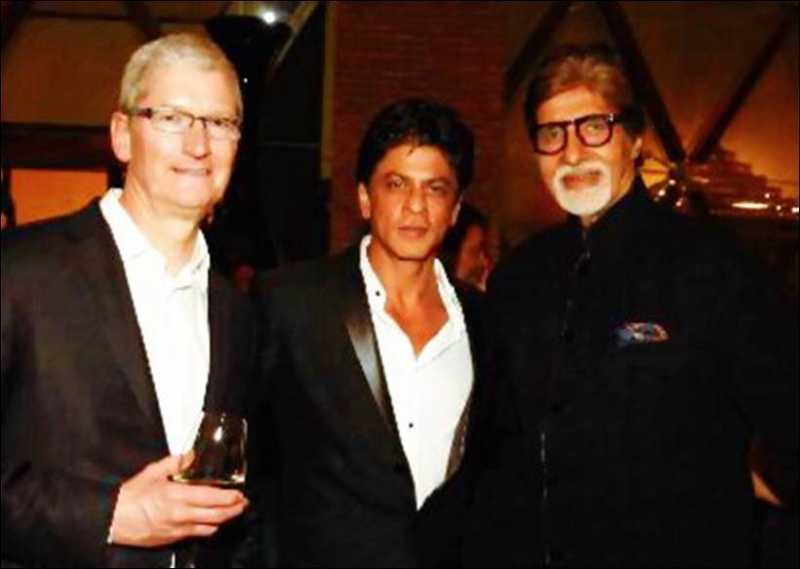 Shahrukhkhan-Apple-CEO-timcook-bigb