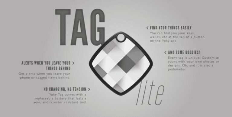 Never lose anything with Yoky Tag!