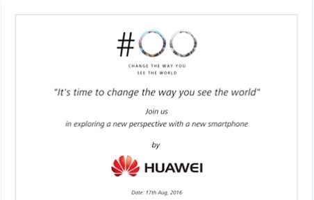 Huawei’s Flagship Smartphone P9 is launching in India on 17th August