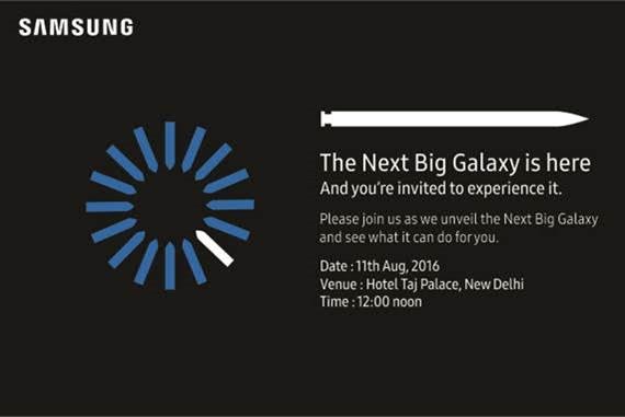 Samsung Galaxy Note 7 launching in India on 11th August