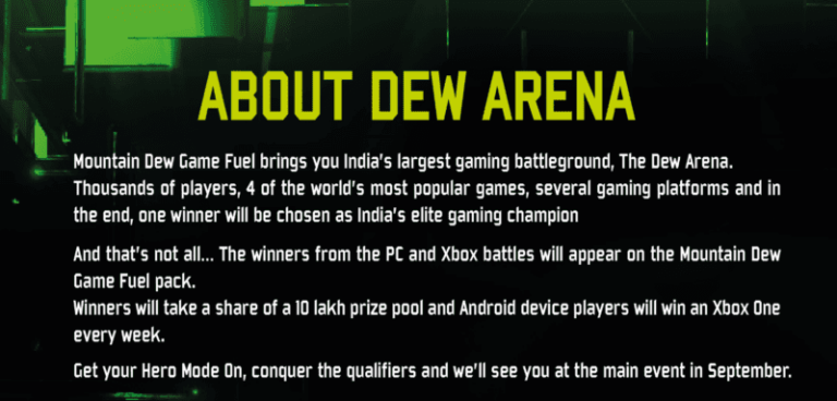 India DEW ARENA