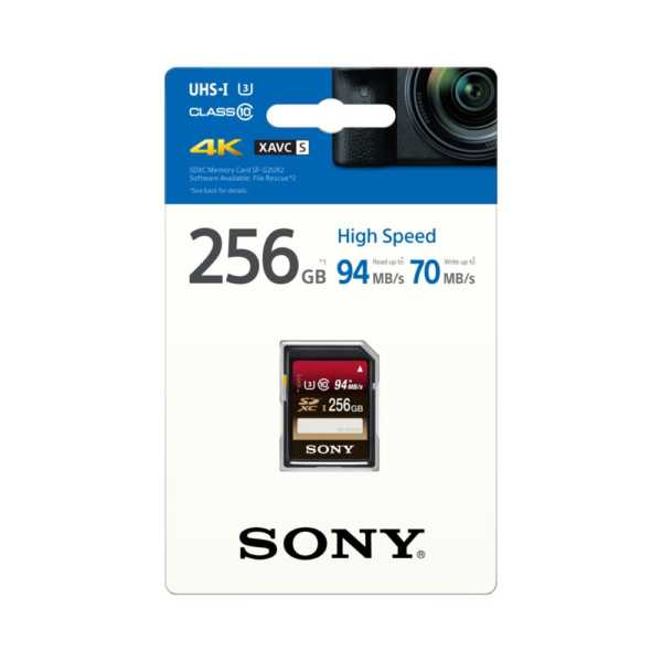 Sony Launches highest Capacity Class 10 High Speed SD Card for 4K Video