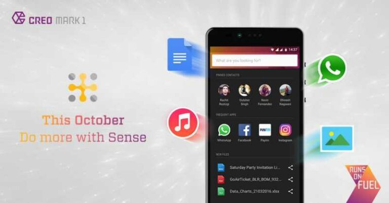 CREO’s October update brings quick access to recent files, photos and apps.