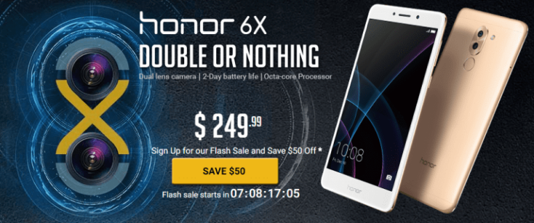 Honor 6X with Dual rear camera, Kirin 655 SoC announced for $249.99 at #CES2017