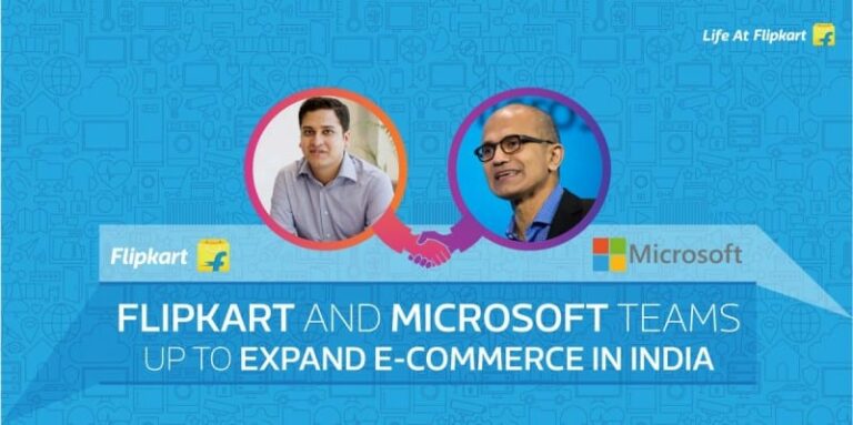 Flipkart And Microsoft enter cloud partnership to expand e-commerce in India