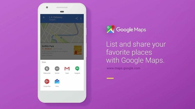Now you can create and share lists of your favourite places in Google Maps