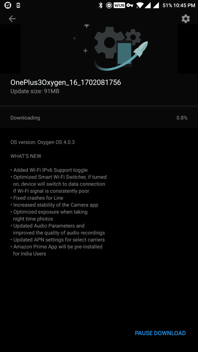  OxygenOS 4.0.3 for OnePlus 3 and 3T