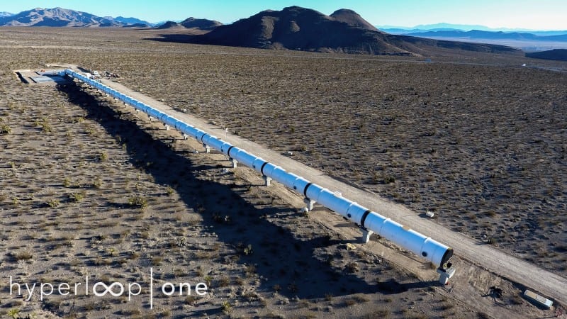 Hyperloop One Reveals First Images of Nevada Desert Development Site