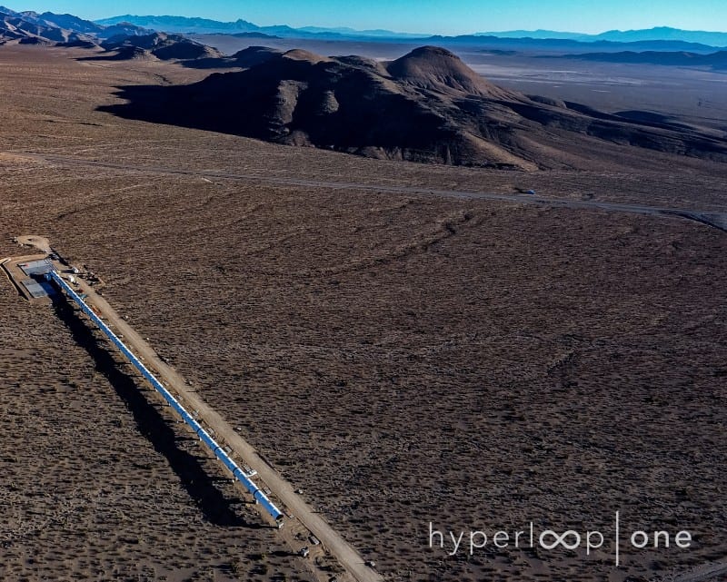 Hyperloop One Reveals First Images of Nevada Desert Development Site