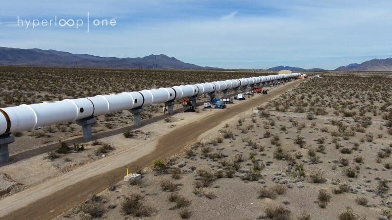 Hyperloop One Reveals First Images of Nevada Desert Development Site