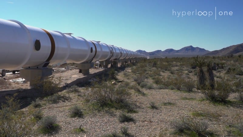 Hyperloop One Reveals First Images of Nevada Desert Development Site