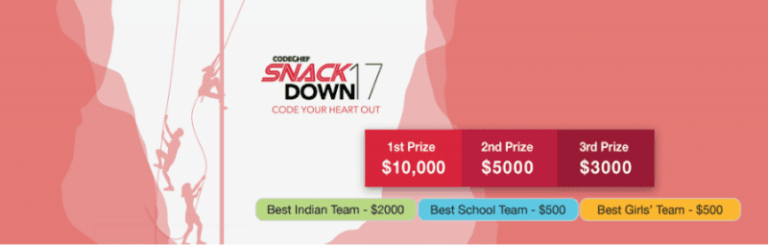 CodeChef announces SnackDown 2017, 4th Edition of its Global Onsite Programming Competition