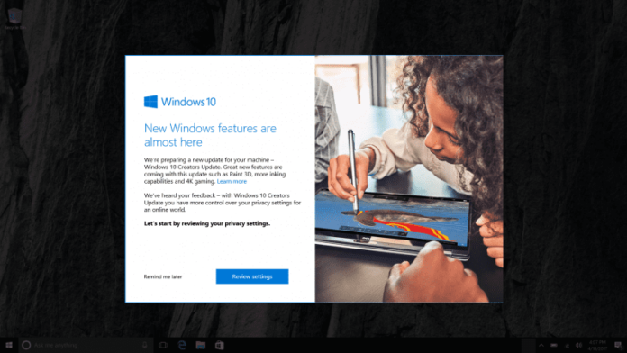 Windows 10 Creators Update