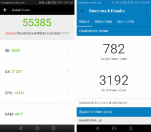 Honor 8 Lite Benchmark Tests