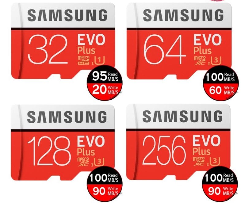 Samsung EVO Plus microSD Memory Benchmark Test