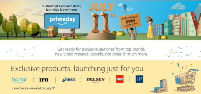 Amazon India’s First Prime Day to be held on 11th of July