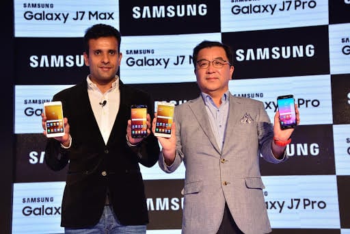 Samsung J7 Max and J7 Pro with Samsung Pay, Android Nougat launched for INR 20,900 and INR 17,900