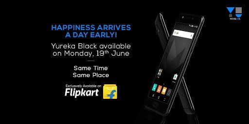 Next sale of YU Yureka Black to be held on 19th June at 12 noon on Flipkart