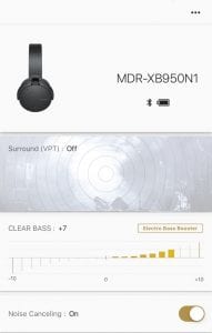 Sony MDR-XB950B1 Extra Bass Headphones App