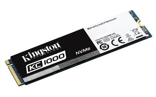 Kingston Launches KC1000 NVMe PCIe SSD in India starting at INR 16,000