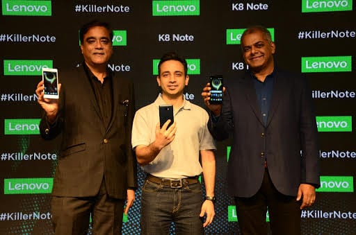 Lenovo K8 Note with dual rear cameras, 4000mAh battery launched starting at INR 12,999