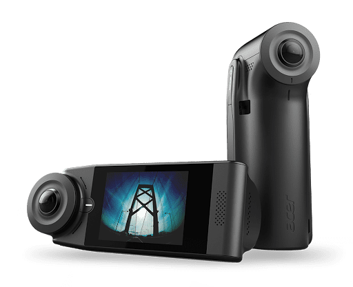 Acer Holo360 camera and Vision360 cloud-connected in-car camera announced at IFA 2017