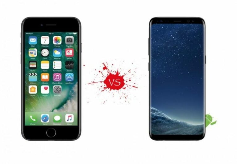 samsung galaxy s8 vs Apple iPhone 8
