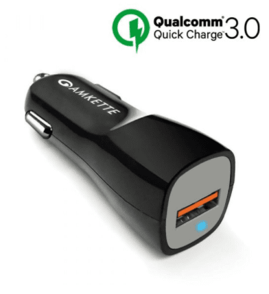 Amkette launches Qualcomm certified QC 3.0 car charger 