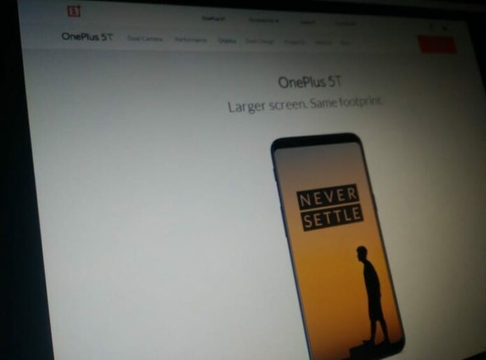 OnePlus 5T leaked online