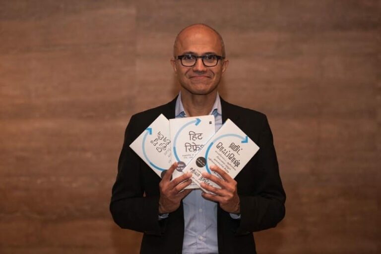 Microsoft CEO, Satya Nadella shares his “Hit Refresh” moments with Anil Kumble
