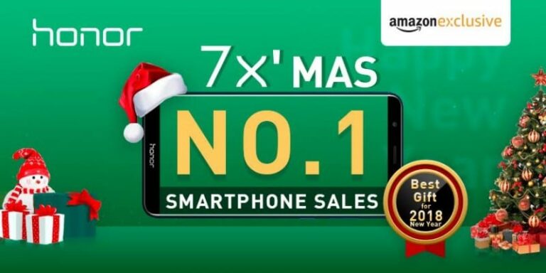 Honor 7X becomes best-seller on Amazon during Christmas