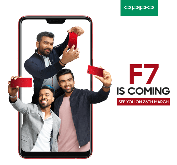 Oppo F7 with 6.2-inch FHD+ display, 25 MP AI Beauty front camera launching in India soon