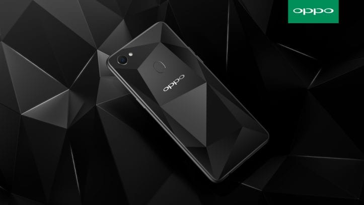 Oppo F7 Diamond Black edition with 128GB storage launched for INR 26,990