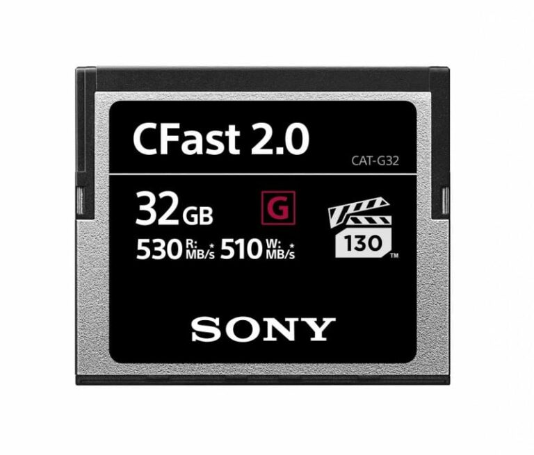 Sony expands memory card line-up with new CFast range