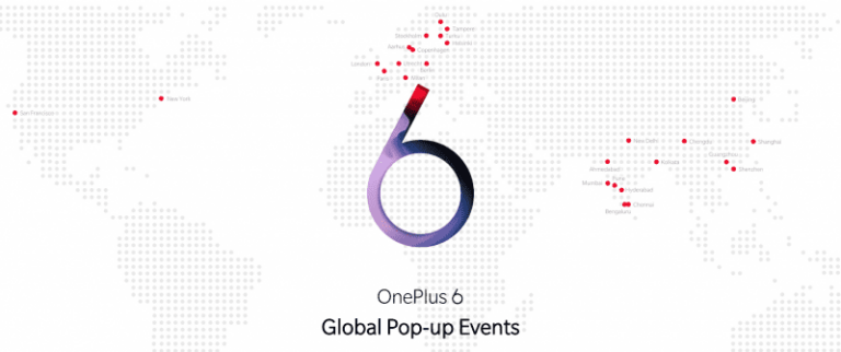 OnePlus 6 pop-ups to be held on 21st and 22nd May across 8 Indian cities