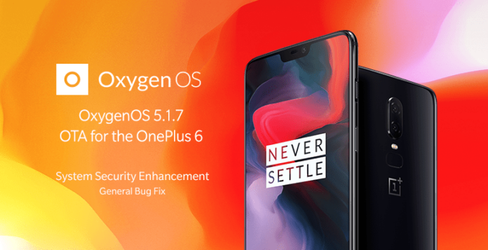 OOS 5.1.7 for the OnePlus 6 OOS 5.1.7 for the OnePlus 6
